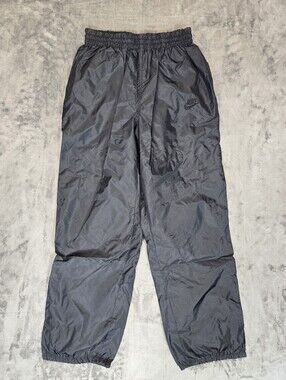Vintage Nike Splash Windbreaker Nylon Pants Size Large Black Rare Tag